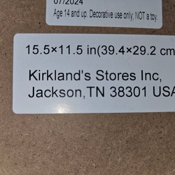 Kirklands “When in Doubt Pray” Oval Wall Art – Like New - Picture 4 of 4